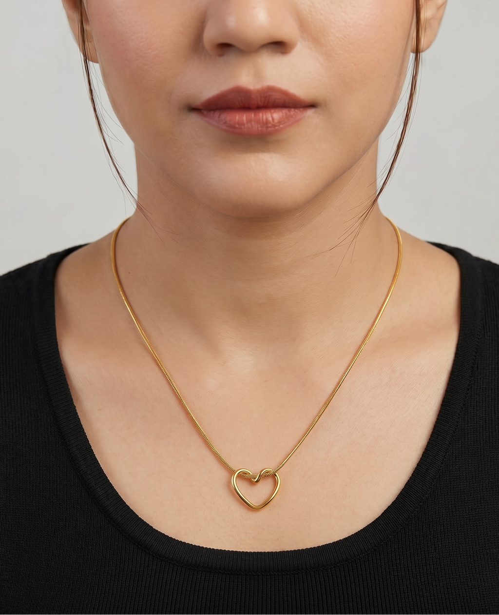 Amour Knot Heart Pendant | Anti-tarnish
