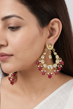 Chandbali Kundan Earrings