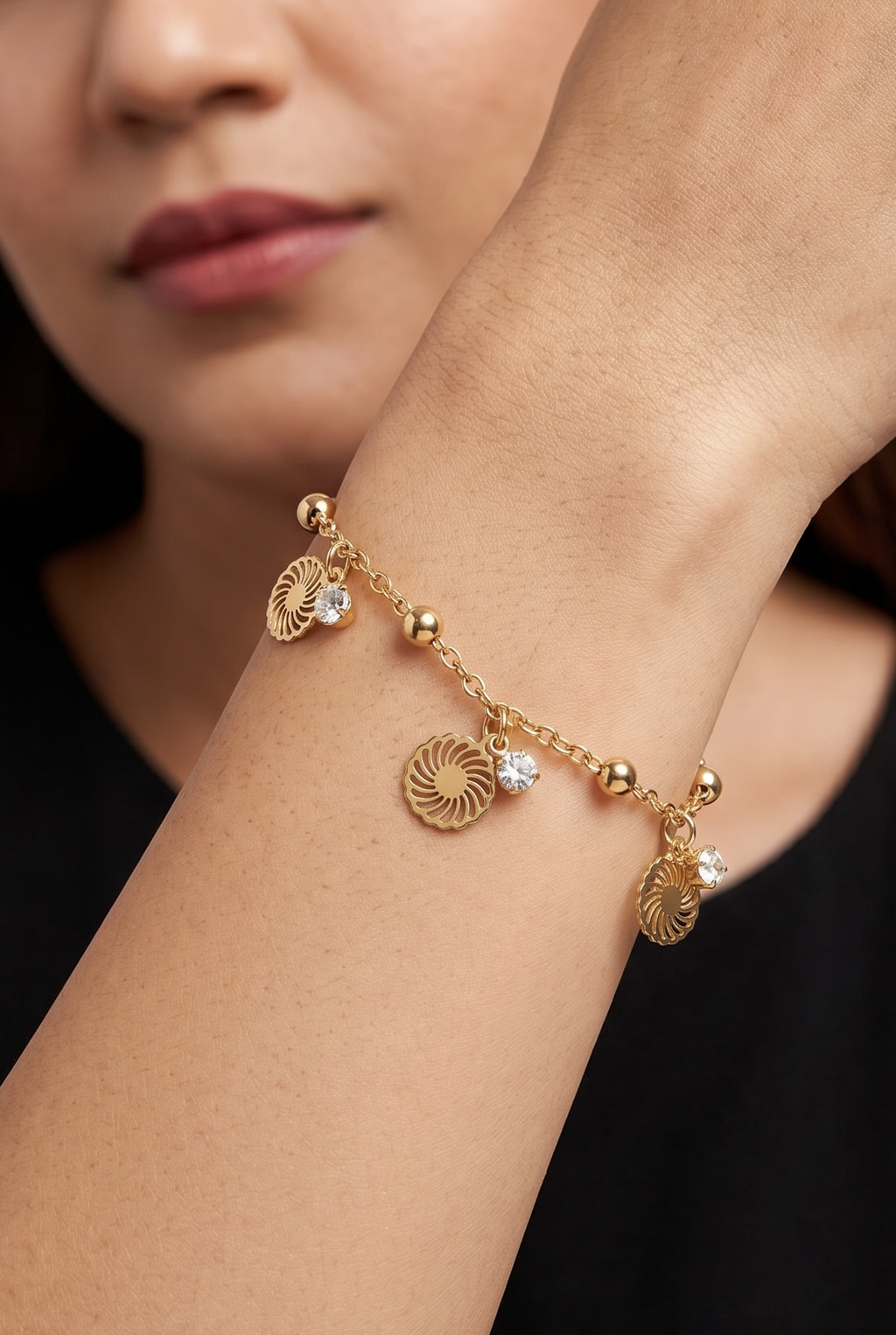 Aurelia Sun Charm Bracelet