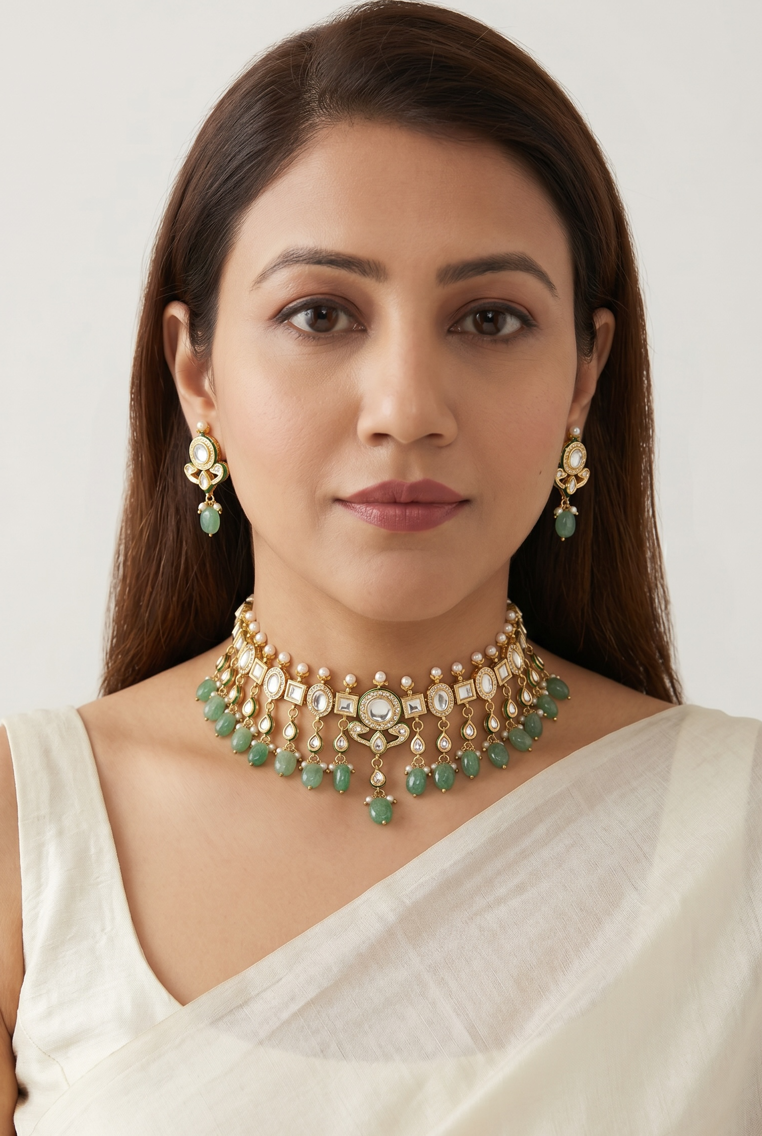 Nooriva Mint Polki Set
