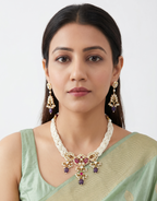 Rajrani Meher Kundan Set