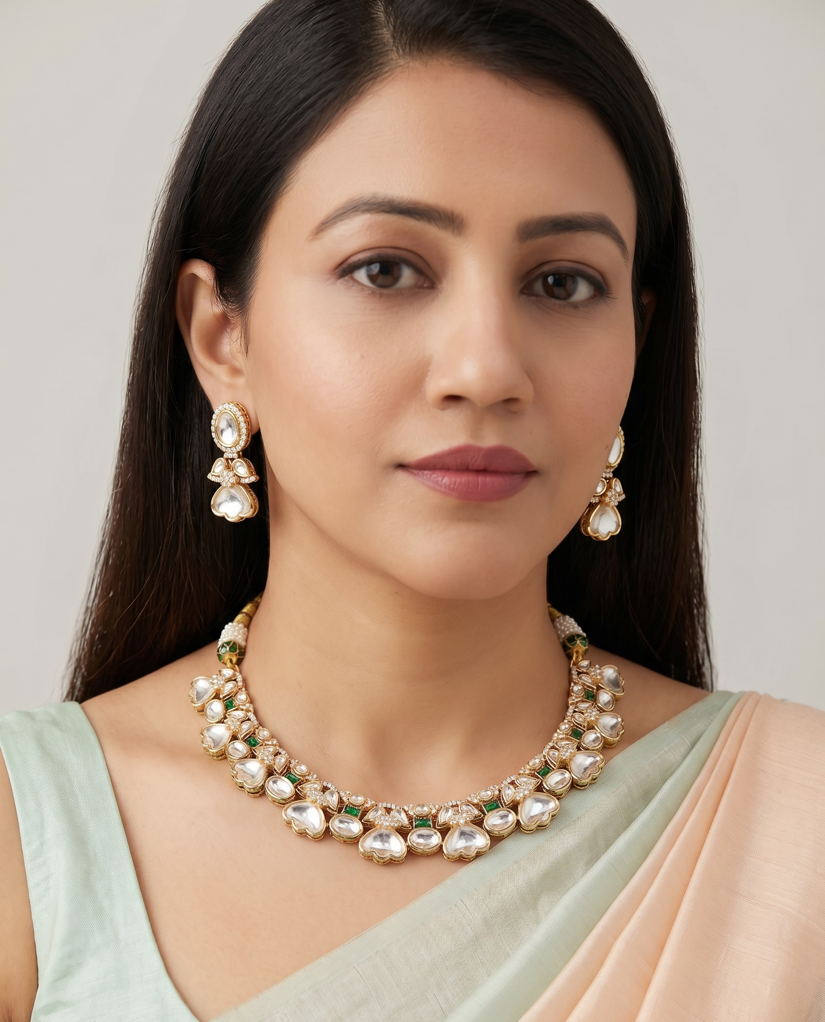 Polki Kundan MOP set