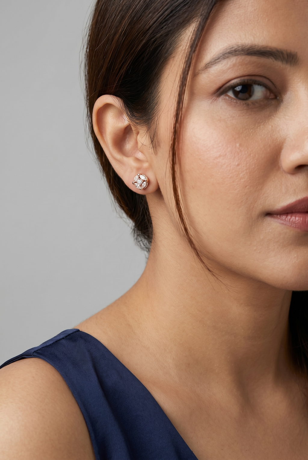 Celestial Petal Stud Earrings | Anti-tarnish