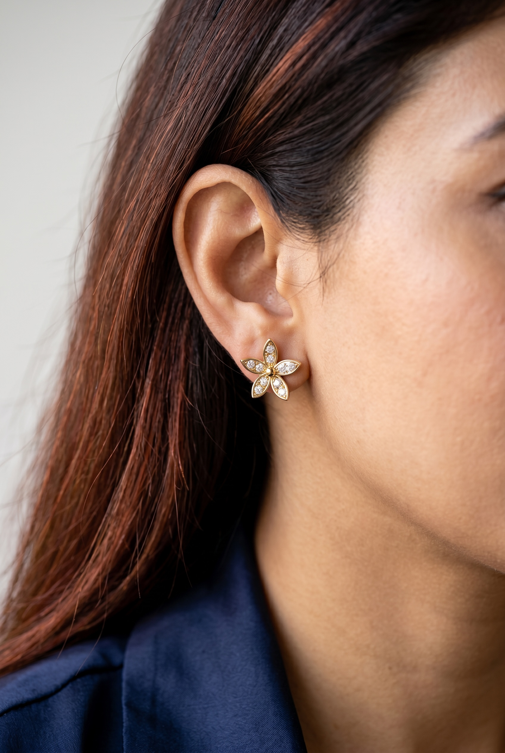 Golden Blossom Spark Earrings | Anti-tarnish