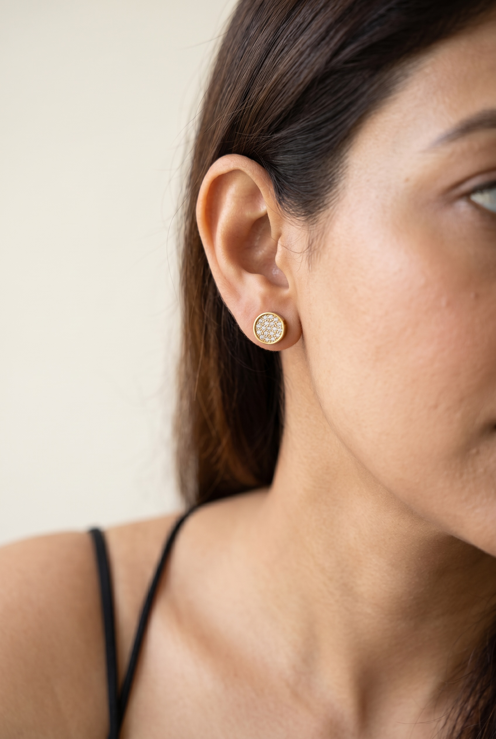 Stellar Pave Stud Earrings | Anti-tarnish