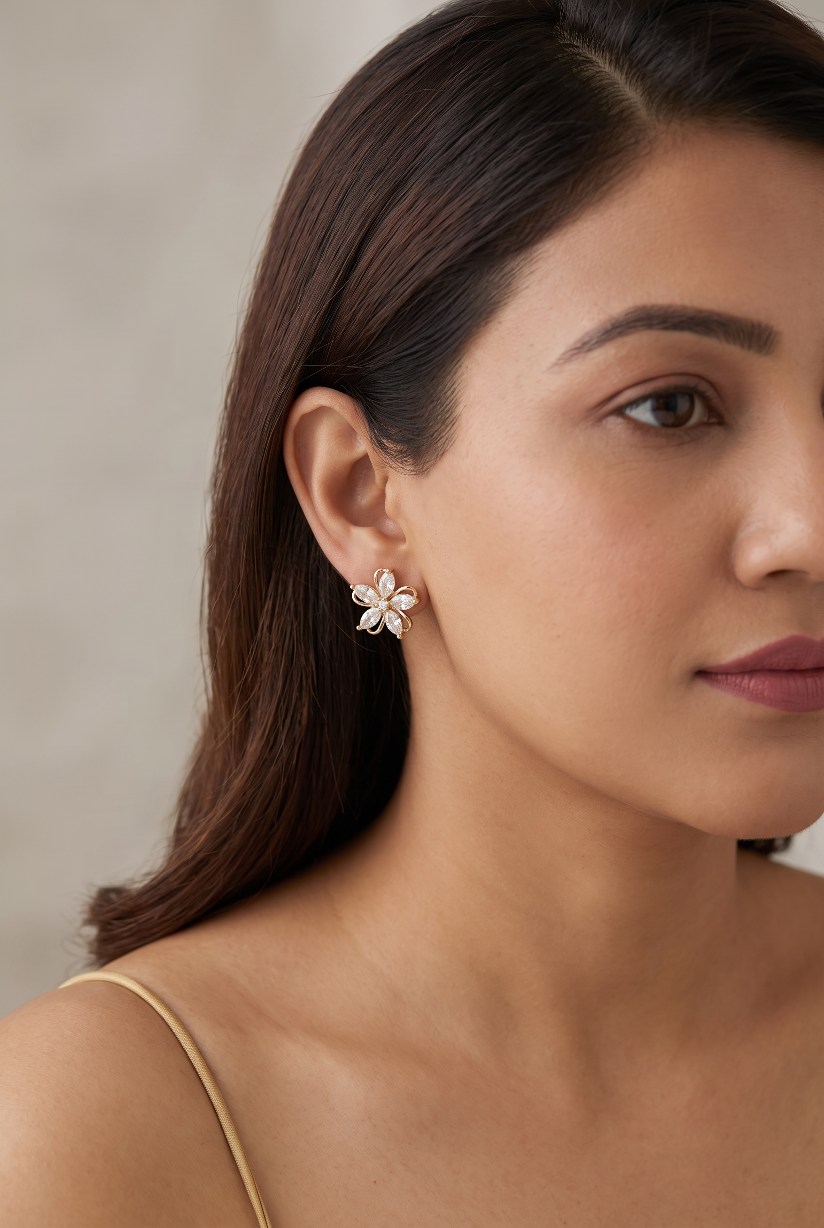 Ira Bloom Stud  Earrings | Anti-tarnish