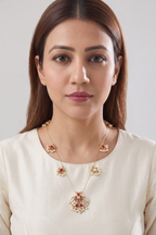 Ruhani Jadau Kundan Chain