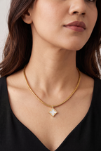 Gold Clover Pendant Necklace | Anti-tarnish