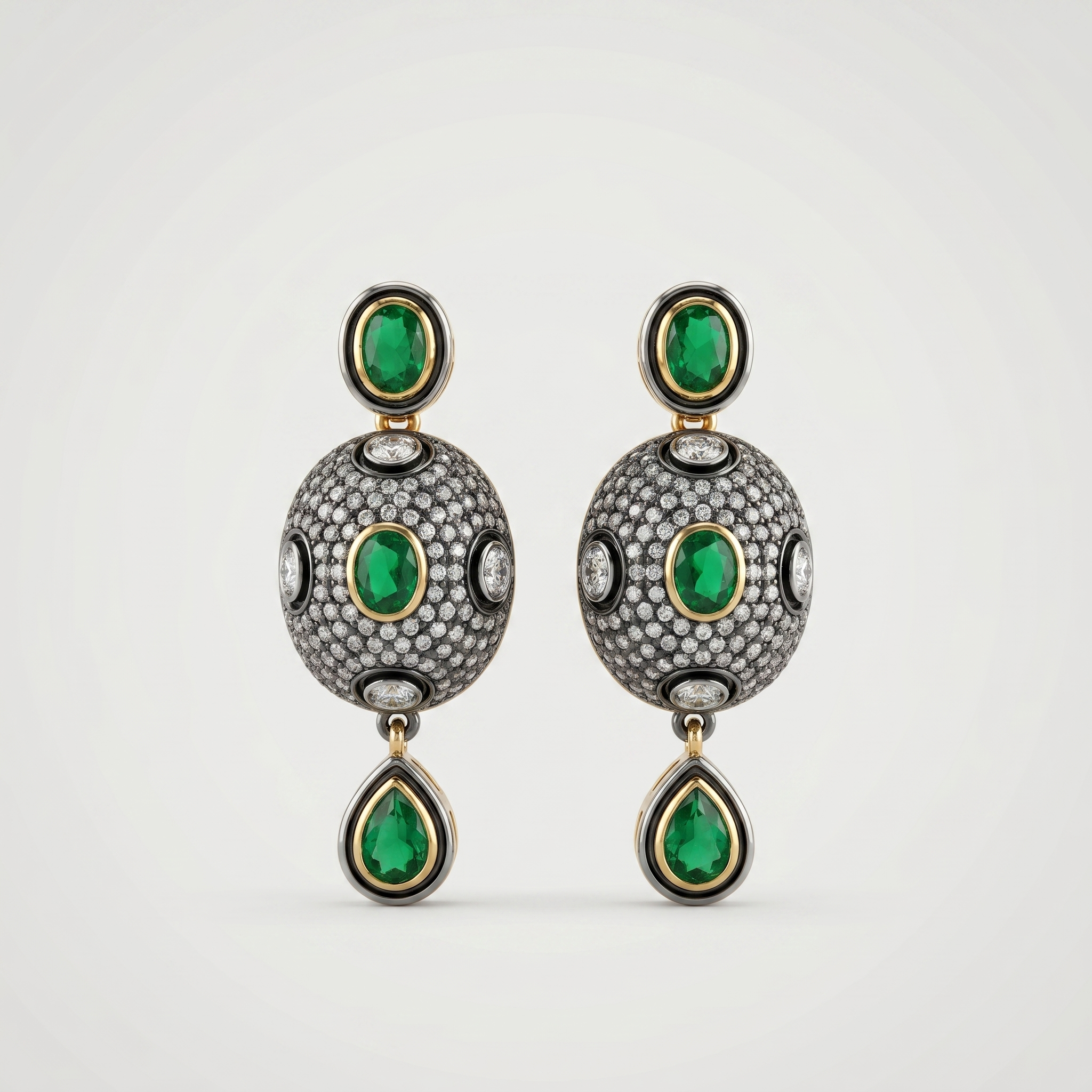 Turtle American Diamond Earrings