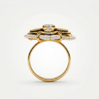 Ruby Noor Floral Ring