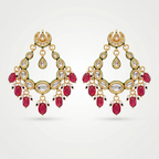 Chandbali Kundan Earrings