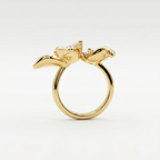 Blush Bloom Floral Ring | Anti-tarnish