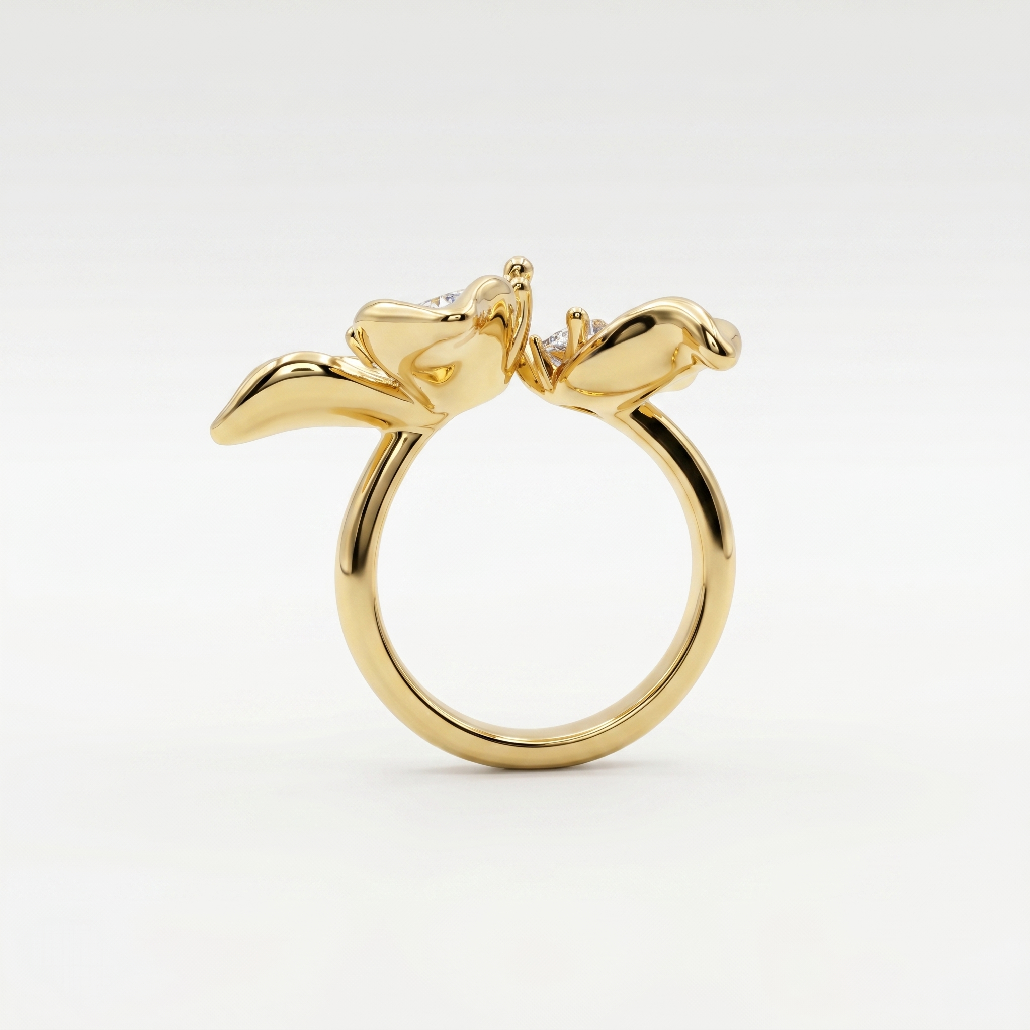 Blush Bloom Floral Ring | Anti-tarnish