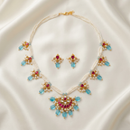 Neelkamal Pearl Kundan Set