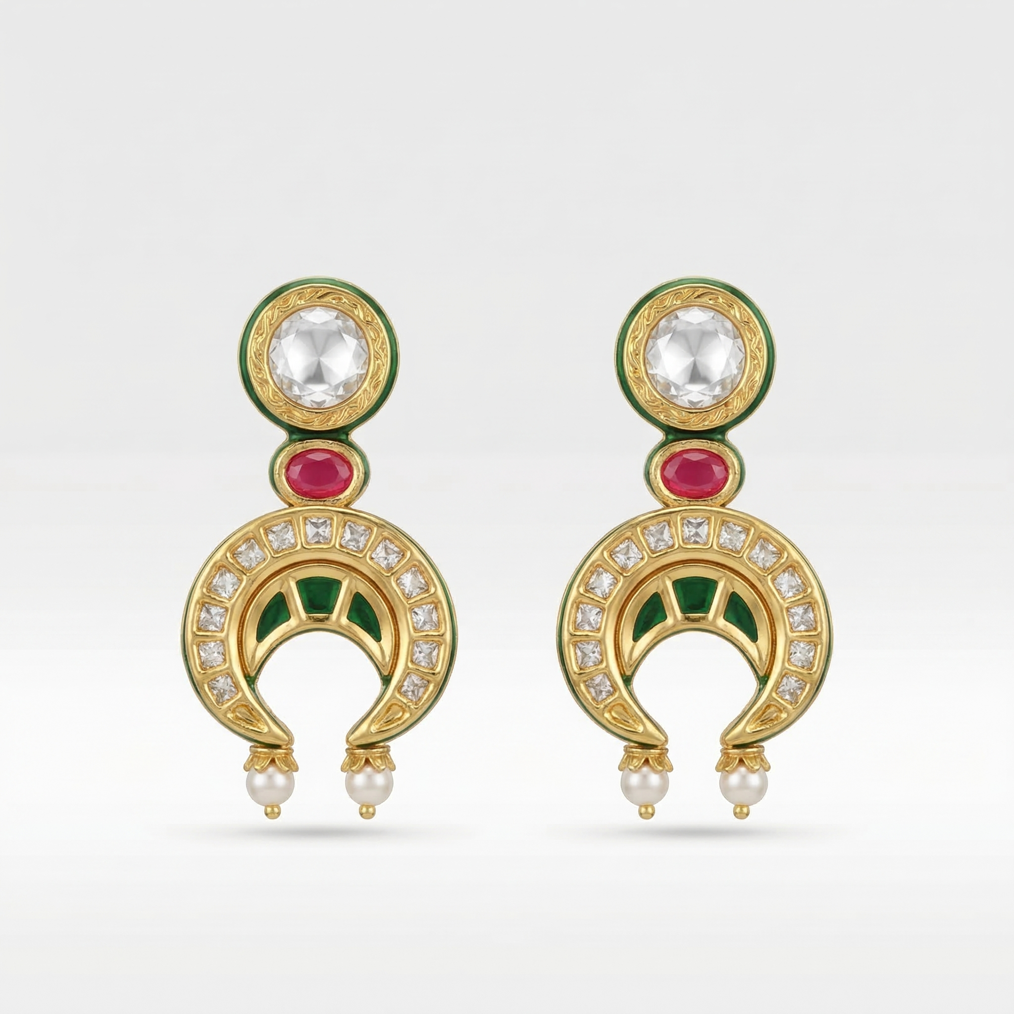Chand Noor Kundan Earrings