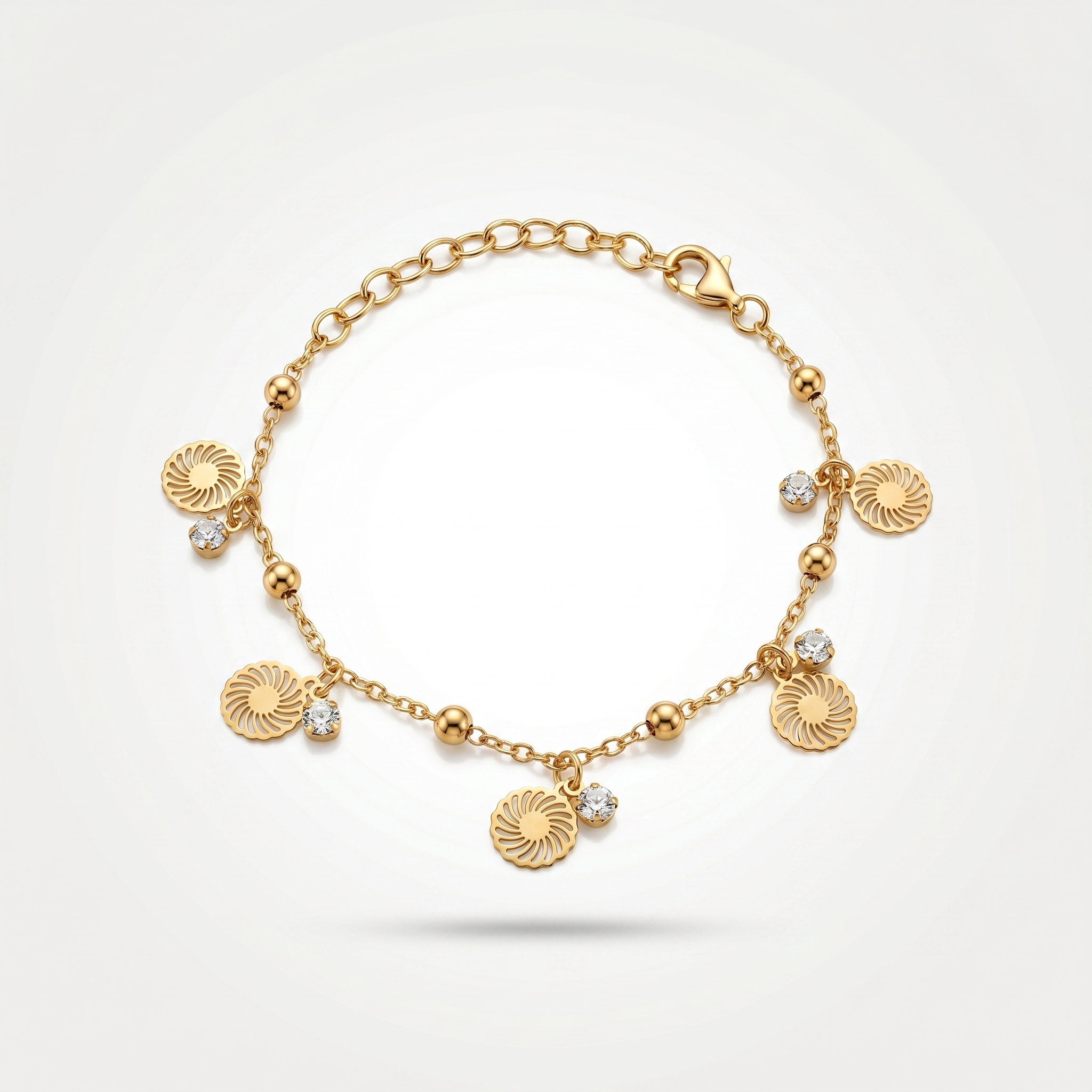 Aurelia Sun Charm Bracelet