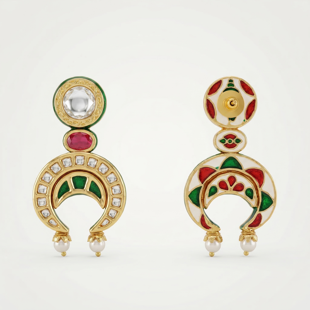 Chand Noor Kundan Earrings