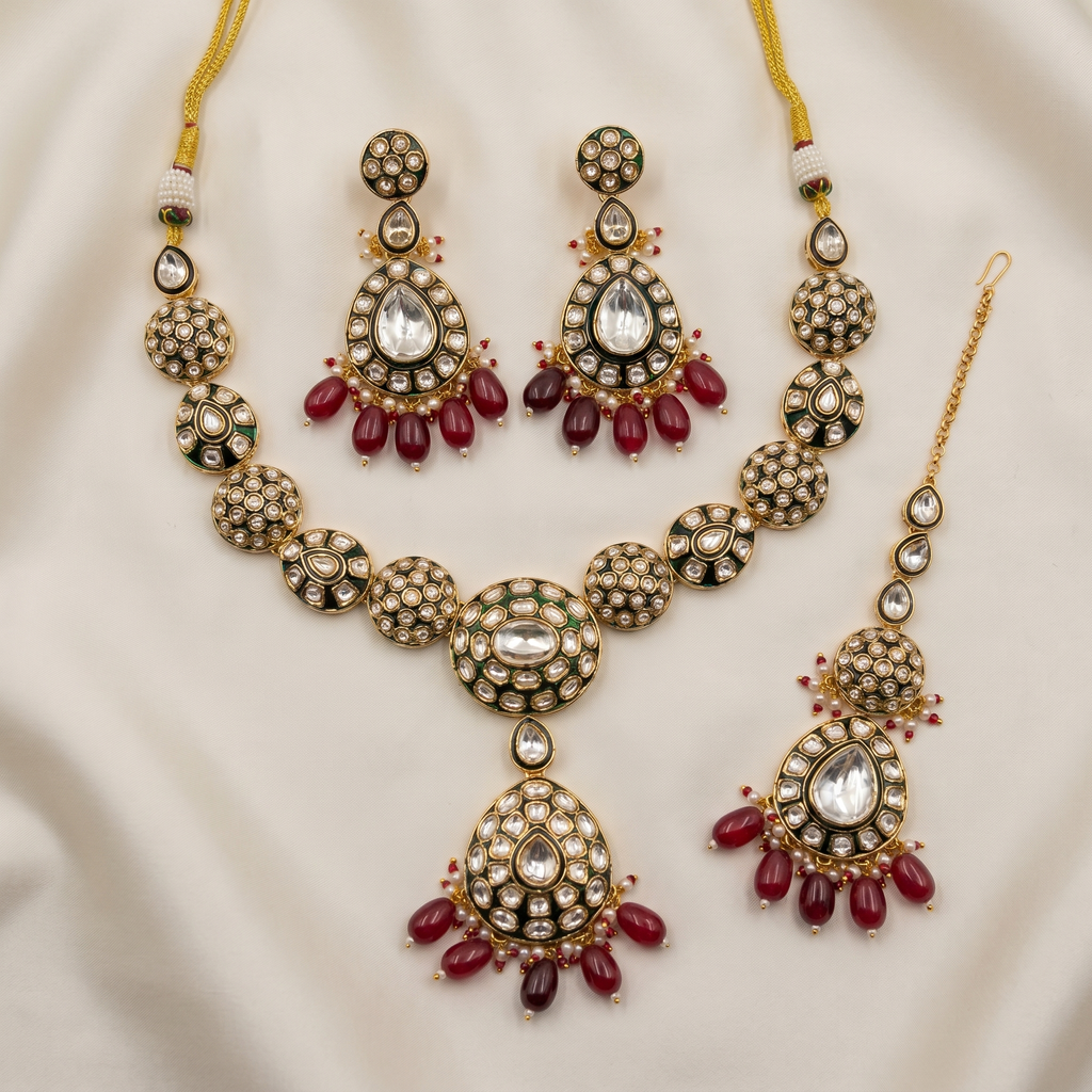 Mehrunisa Polki Set