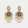 Kundan Noor Chandbali Earrings