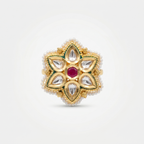 Ruby Noor Floral Ring