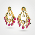 Chandbali Kundan Earrings