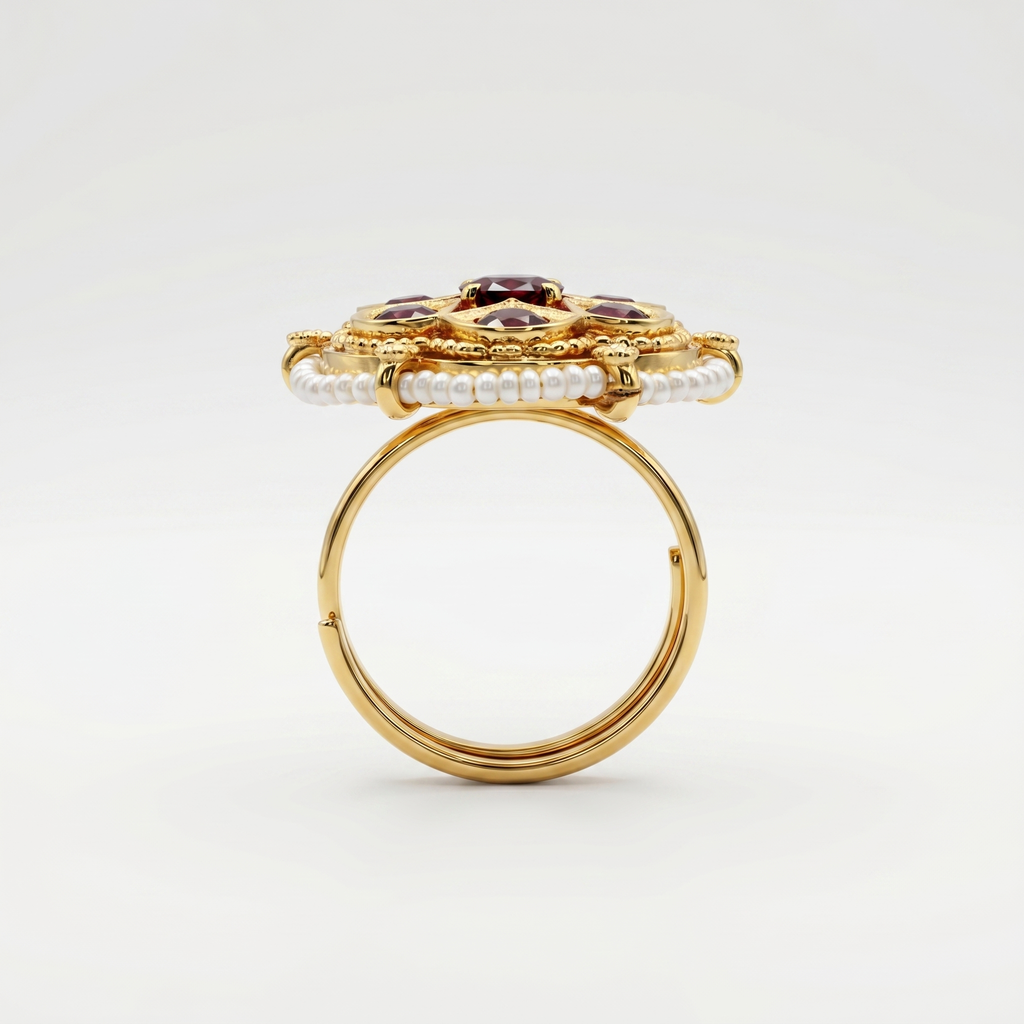 Ruhani Polki Ring