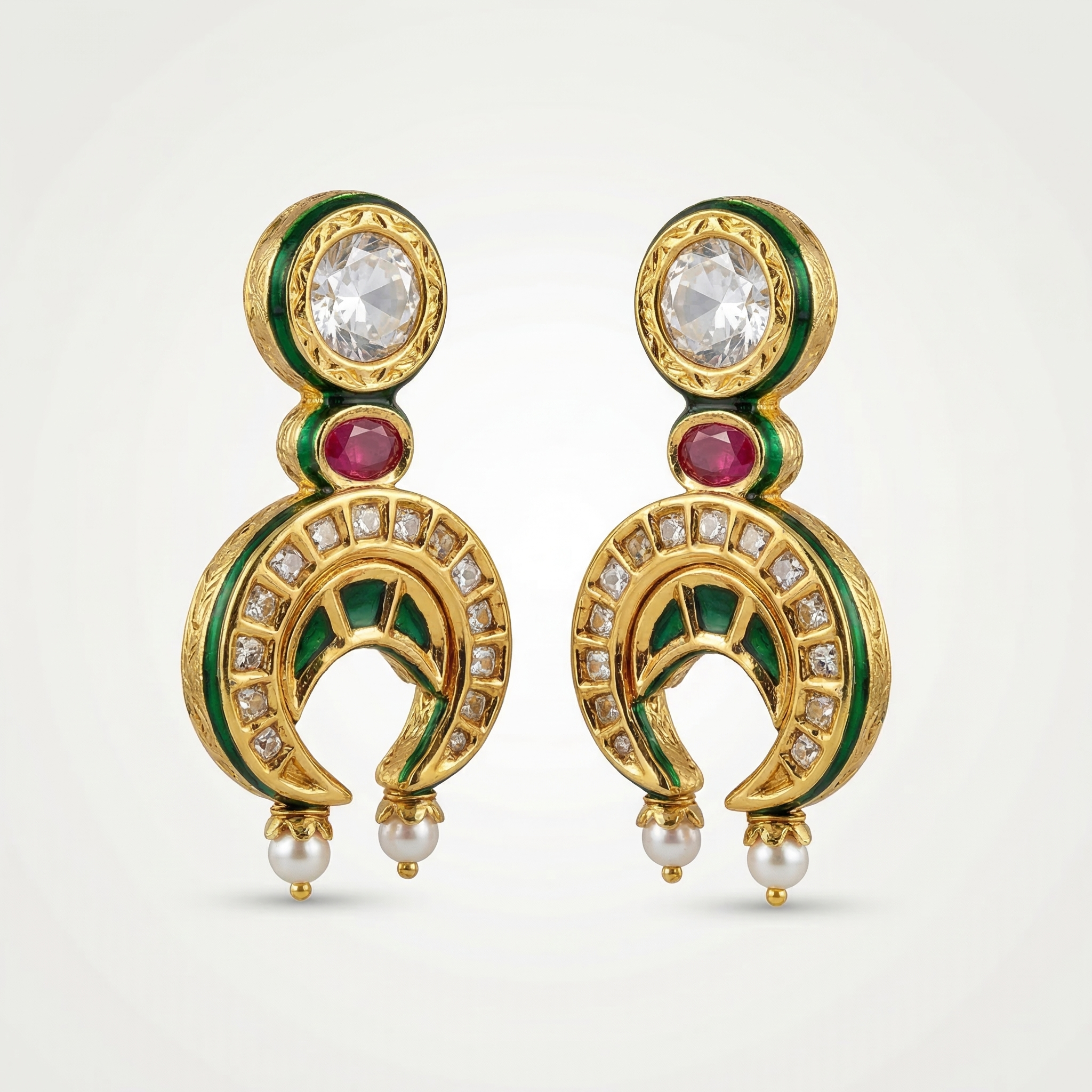 Chand Noor Kundan Earrings