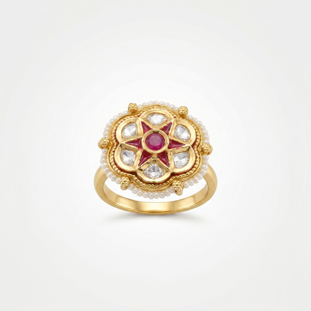 Ruhani Polki Ring