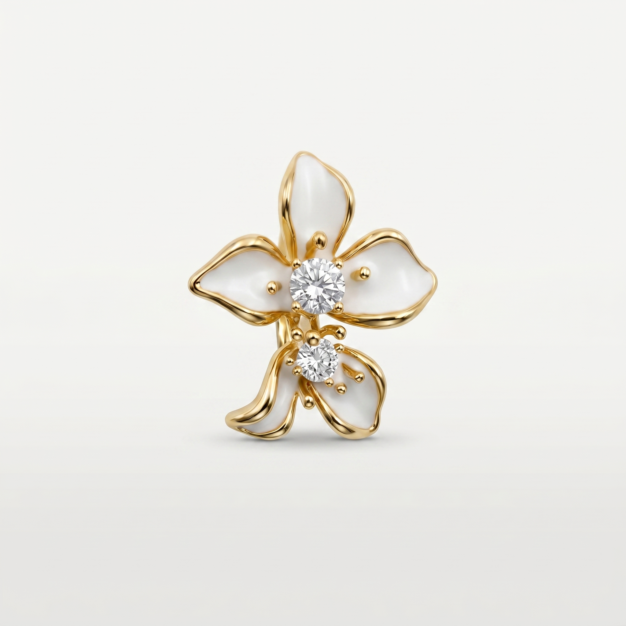 Blush Bloom Floral Ring | Anti-tarnish
