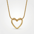 Amour Knot Heart Pendant | Anti-tarnish