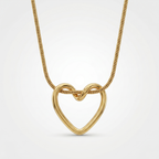 Amour Knot Heart Pendant | Anti-tarnish