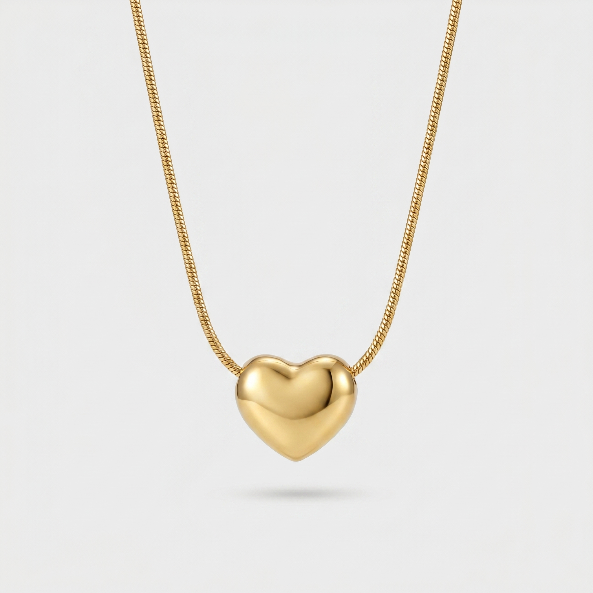 Golden Heart Pendant | Anti-tarnish