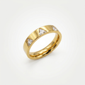 Triora Crystal Band Ring | Anti-tarnish