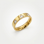 Triora Crystal Band Ring | Anti-tarnish