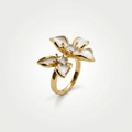 Blush Bloom Floral Ring | Anti-tarnish