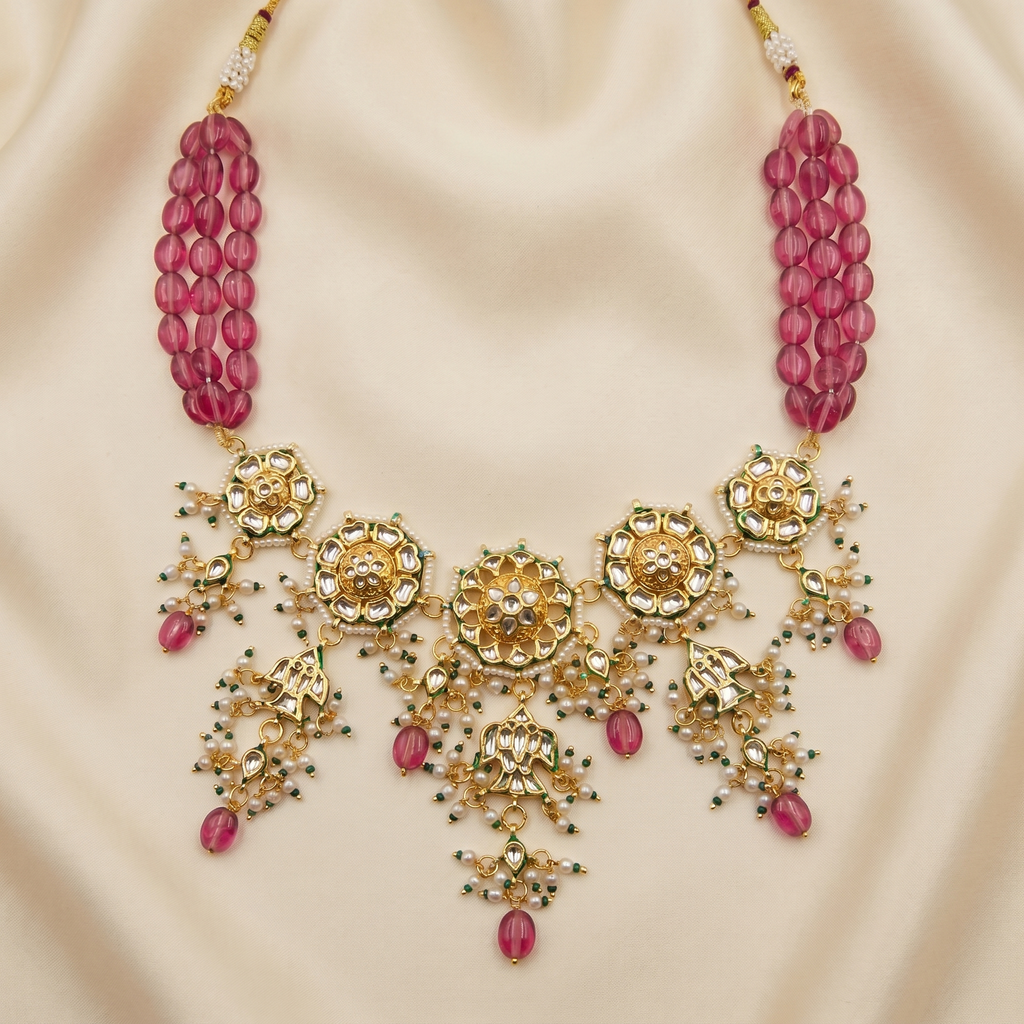 Gulrukh Kundan Set