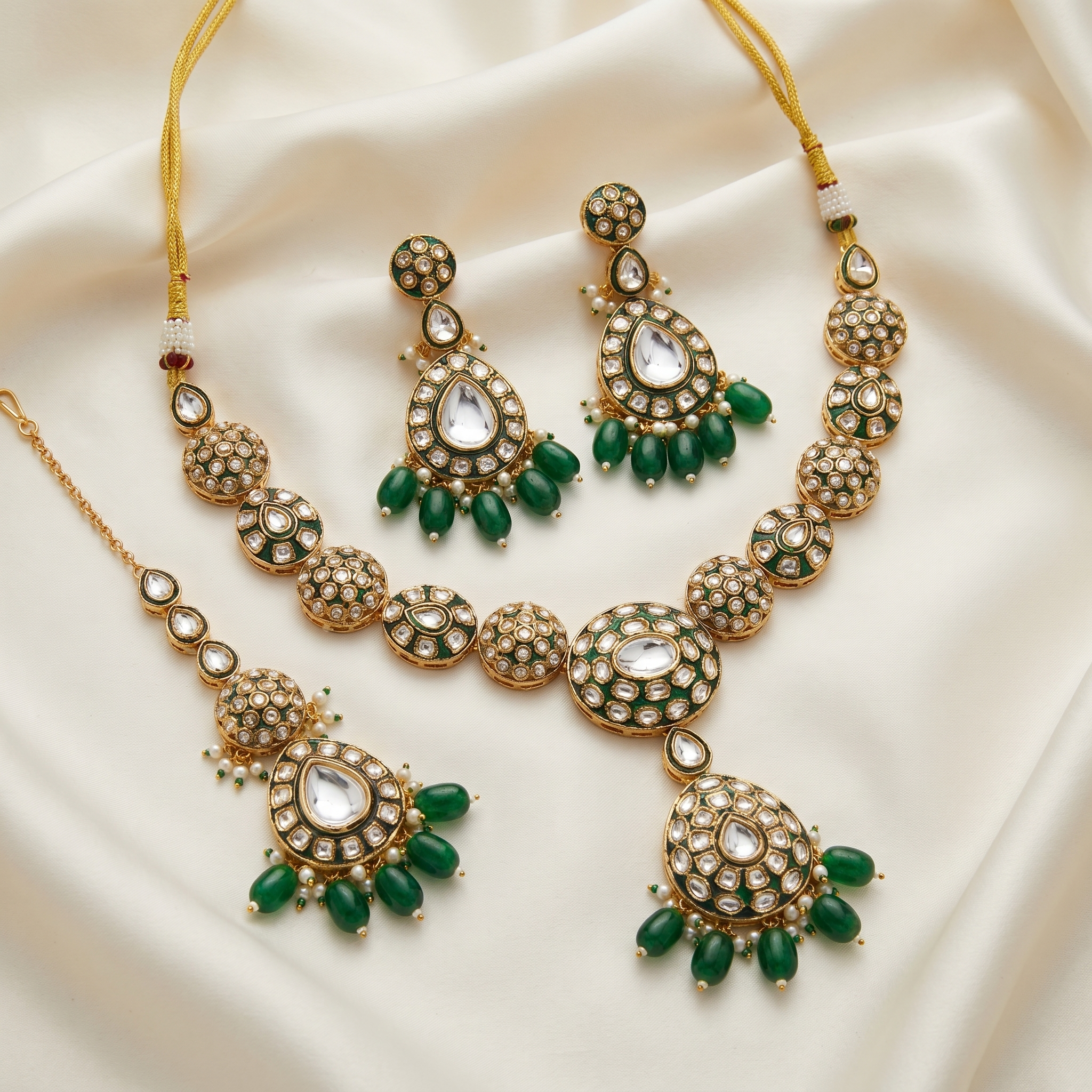 Panna Noor Polki Set