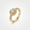 American diamond Halo Ring
