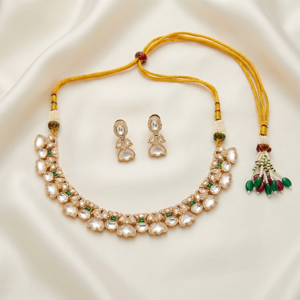 Polki Kundan MOP set